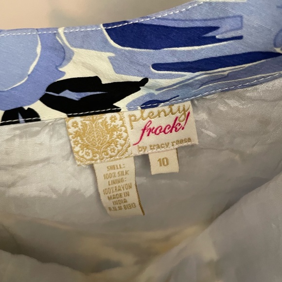 Plenty Frock by Tracy Reese, one shoulder short floral dress, size 10, NWT - Picture 3 of 5